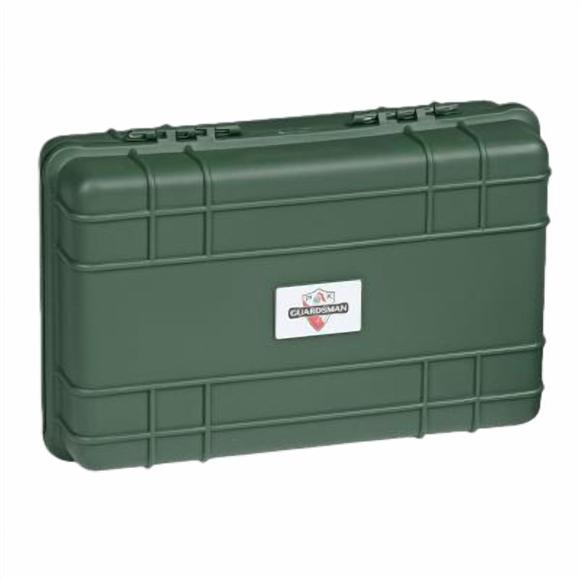 NEW GUARDSMAN plastic travel humidor- holds 30 in green - Picture 1 of 2